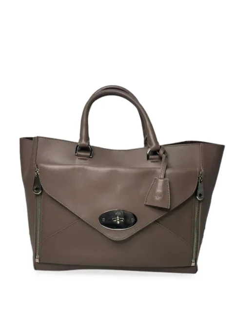 Mulberry Pre-Owned Willow tote bag Brown RFCPUGBBA757450W