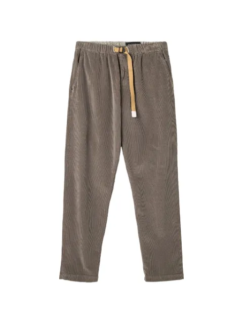 White Sand belted corduroy trousers Grey 26WSU66