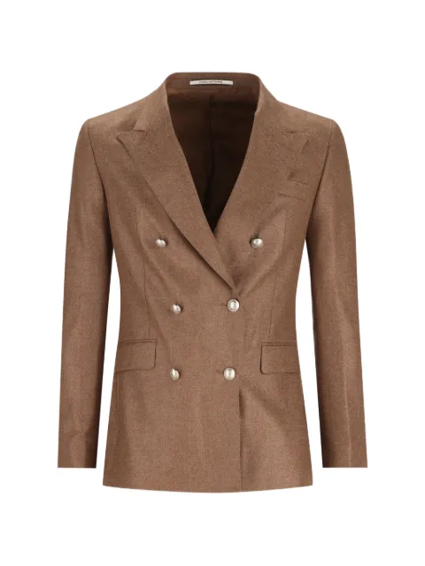 Tagliatore double-breasted blazer Brown JPARIGI10B010021F