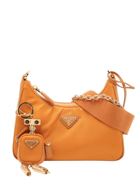 Prada Pre-Owned 2013-2026 Re Nylon Re Edition 2005 satchel Orange E4JAI5AJR7JS0WC2
