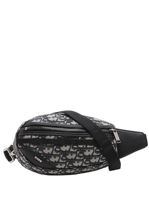 Christian Dior Pre-Owned 2000-2026 Oblique Canvas Scarab crossbody bag Blue DRWYRBAXWZZR9BGX