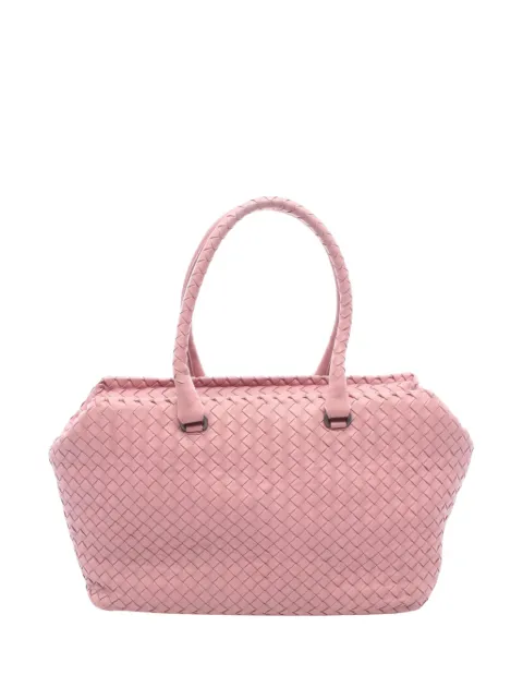 Bottega Veneta Pre-Owned 2012-2026 Nappa Intrecciato tote bag Pink VLZ2380FBH480IF6