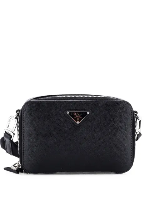 Prada Pre-Owned Brique Camera Saffiano Leather Mini crossbody bag Black J9DGGUFF4H342WIT