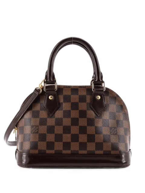 Louis Vuitton Pre-Owned Alma Handbag Damier BB shoulder bag Brown T6KN76YZ8IS6CZCR