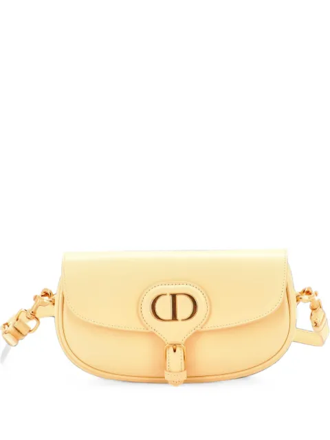 Christian Dior Pre-Owned Bobby Flap Bag Leather East West crossbody bag Yellow JRPDHPLHELE1D1DV