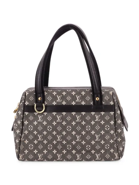 Louis Vuitton Pre-Owned Josephine Handbag Mini Lin PM shoulder bag Grey PXTJ3KGJNQR7G96F