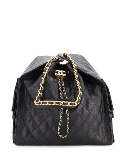 CHANEL Pre-Owned 25 Quilted Caviar Medium hobo bag Black VTGYWXIPGWNNZEVI