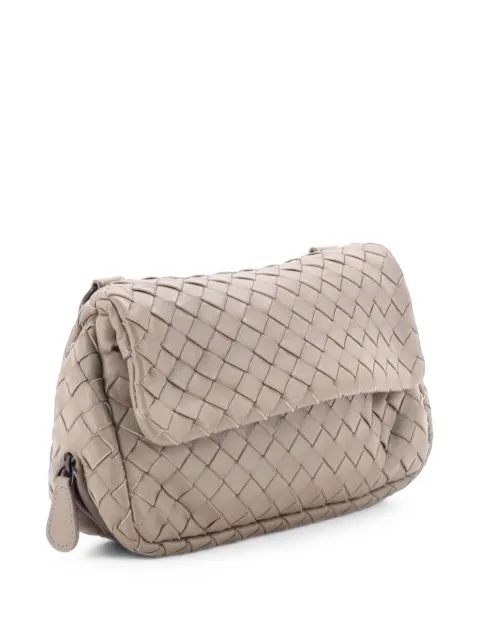 Bottega Veneta Pre-Owned Expandable Chain Intrecciato Nappa Small crossbody bag Grey Z53DDYTIFGP3NMA3