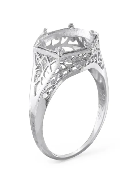 LB Exclusive filigree scrollwork ring Silver MF20080426