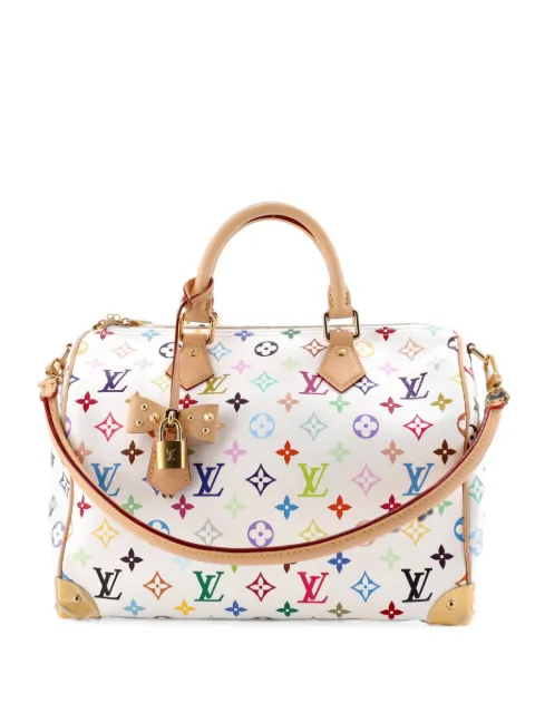 Louis Vuitton Pre-Owned x Takashi Murakami Speedy Soft Bandouliere Bag Monogram Multicolor 30 satchel Multicolour Z09BQB1E6S2DPIV8