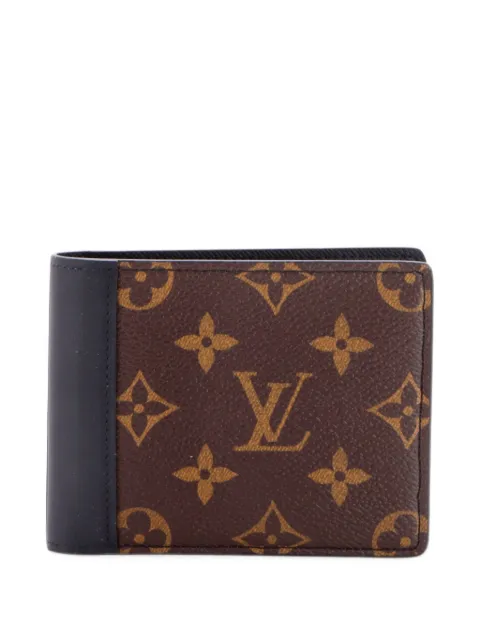 Louis Vuitton Pre-Owned Multiple Wallet Macassar Monogram Canvas small wallets Black YZ109QN2UIZUIPJ5