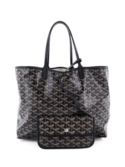 Goyard Pre-Owned Saint Louis Coated Canvas PM tote bag Black M3FTCN5H0442U384