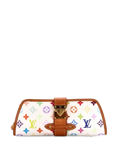 Louis Vuitton Pre-Owned Shirley Handbag Monogram Multicolor clutch bag White IEN4B8AML7HAN1L2