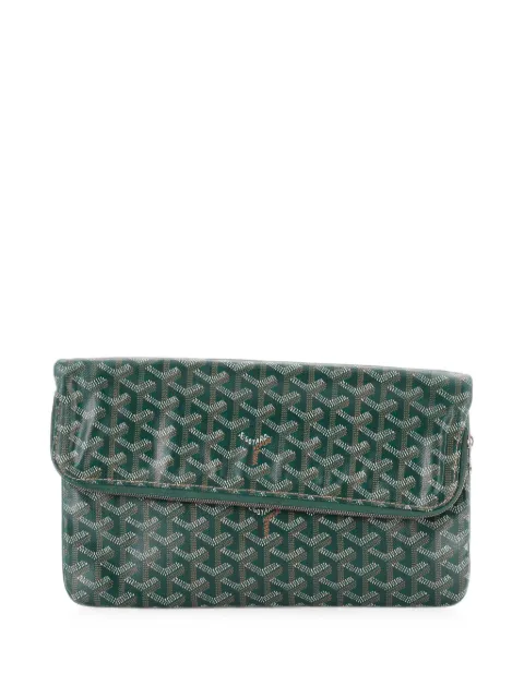 Goyard Pre-Owned Saint Marie Coated Canvas clutch bag Green Y61VIIKTB0JLJP67