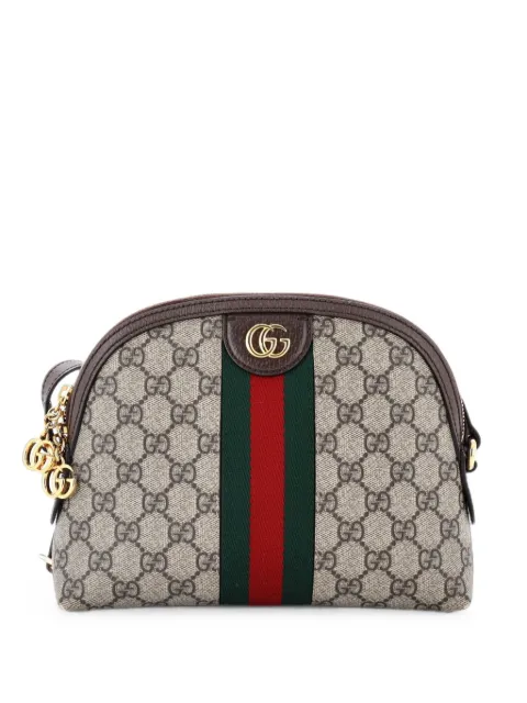 Gucci Pre-Owned Ophidia Dome GG Coated Canvas Small shoulder bag Brown NWICM3QUEWES6YL3