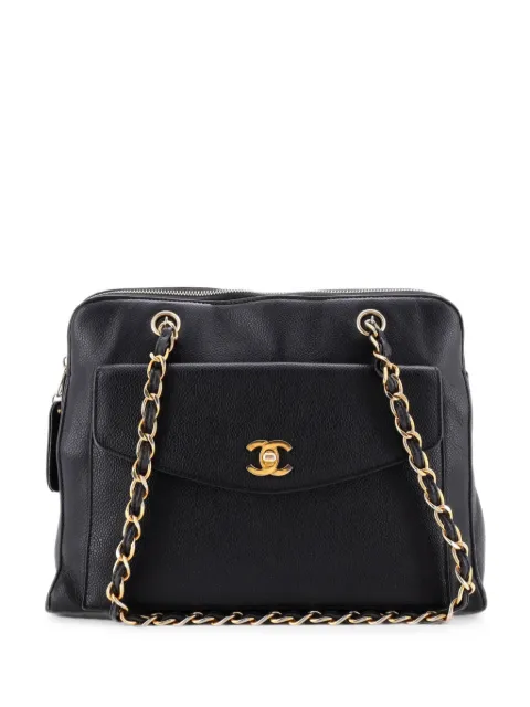 CHANEL Pre-Owned Front Pocket Camera Bag Caviar Large tote bag Black HVV8833YOK64IPXZ