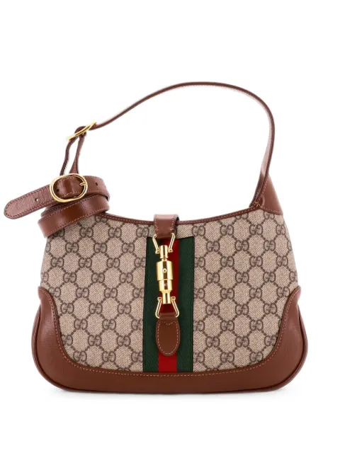 Gucci Pre-Owned Jackie 1961 GG Coated Canvas Small hobo bag Brown BZDRB41R6OOW94J4