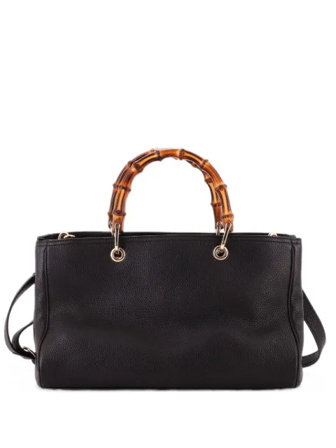Gucci Pre-Owned Bamboo Shopper Leather Medium tote bag Brown R0MYEEY9A3TMDF1F