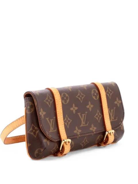 Louis Vuitton Pre-Owned Marelle Waist Bag Monogram Canvas belt bag Brown LDAOHHB8FZP6JJ3W