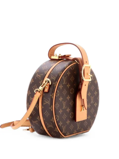 Louis Vuitton Pre-Owned Petite Boite Chapeau Bag Monogram Canvas crossbody bag Brown NQWSKT7UVFBHUPU6
