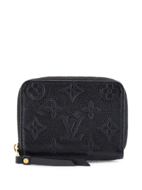 Louis Vuitton Pre-Owned Zippy Coin Purse Monogram Empreinte Leather pouch Black HPYAYG3IJ97CZSB6