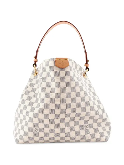 Louis Vuitton Pre-Owned Graceful Handbag Damier PM hobo bag White FW2ZAT7ANQSXLO20