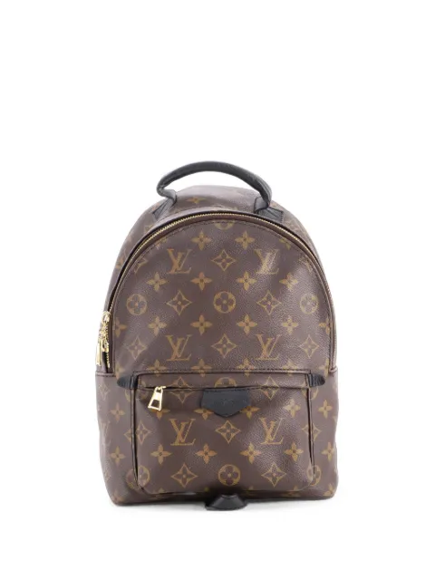Louis Vuitton Pre-Owned Palm Springs Monogram Canvas PM backpack Brown VWI5DJYLHRGGNRHG