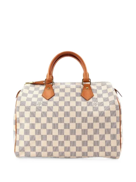 Louis Vuitton Pre-Owned Speedy Handbag Damier 30 satchel White M90J0HQXZ7P3KKXX