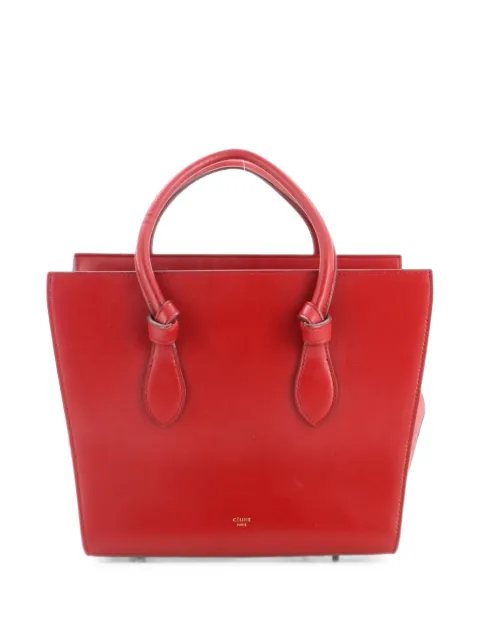 Celine Pre-Owned Tie Knot Smooth Leather Mini tote bag Red Z5YBPFGTOML4PH9K