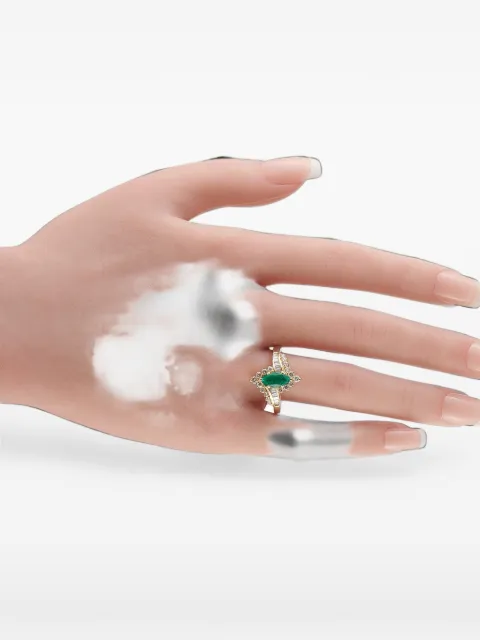 LB Exclusive emerald and diamond ring Gold MF04080526