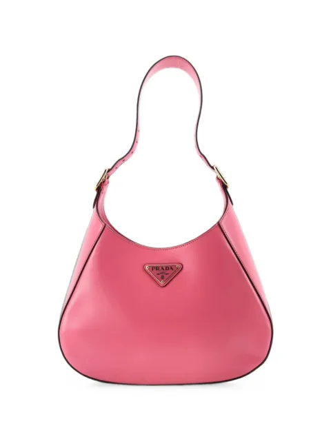 Prada Pre-Owned Cleo Shoulder Bag Box Calf Medium hobo bag Pink RMIRZW9KN22SSSMX