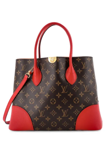 Louis Vuitton Pre-Owned Flandrin Handbag Monogram Canvas and Leather tote bag Red LYMDMJUH5A5AUZ98