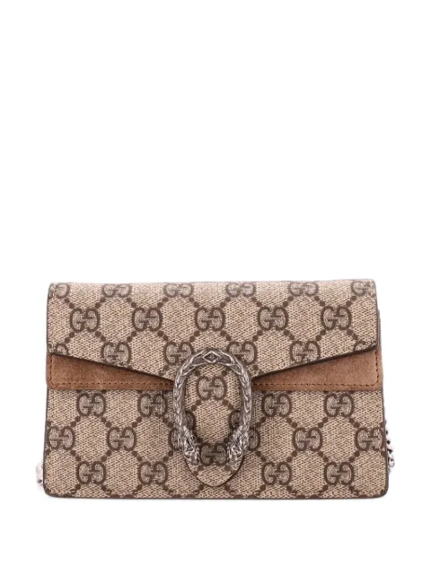 Gucci Pre-Owned Dionysus Bag GG Coated Canvas Super Mini crossbody bag Brown LUJCG3N2ROB9Z7G4