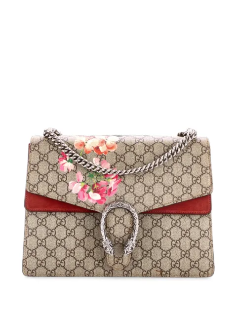 Gucci Pre-Owned Dionysus Bag Blooms Print GG Coated Canvas Medium shoulder bag Brown ODK5YJMK3A6T6J8Q