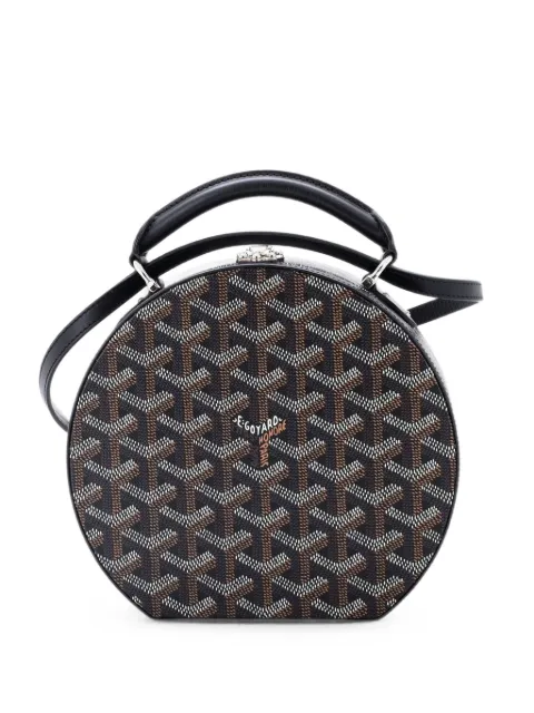 Goyard Pre-Owned Alto Hatbox Bag Coated Canvas satchel Black Y9OYZQEL0JGJXWAZ
