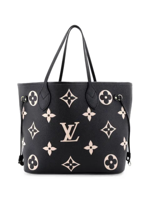 Louis Vuitton Pre-Owned Neverfull NM Bicolor Monogram Empreinte Giant MM tote bag Black LOG4WL8GFFHPHG2W