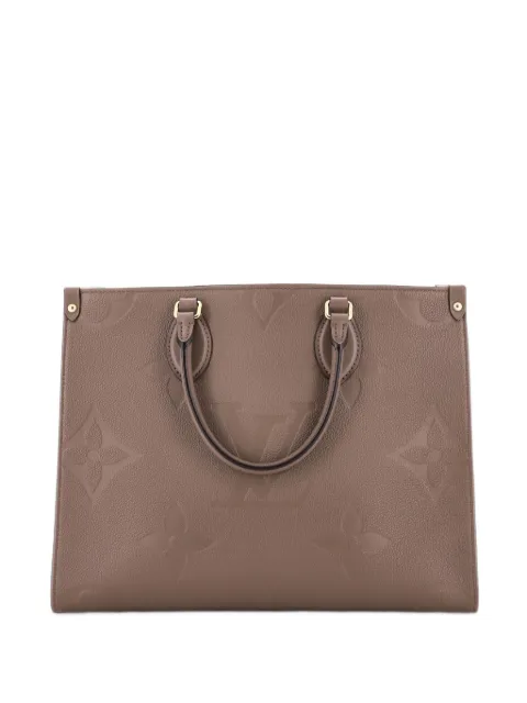 Louis Vuitton Pre-Owned OnTheGo Monogram Empreinte Giant MM tote bag Neutrals 984Z8ZPXDZIV530V