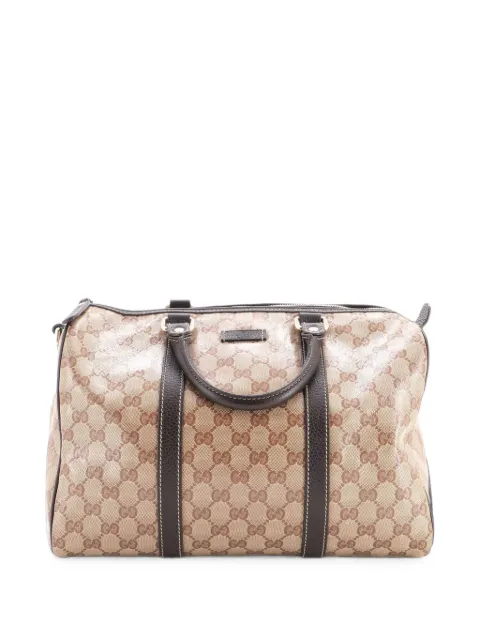 Gucci Pre-Owned Joy Boston Bag GG Coated Canvas Large satchel Brown 8KODOUPO70DS8THG