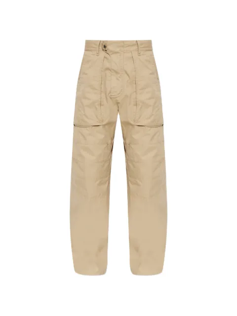 DSQUARED2 panelled wide-leg trousers Neutrals S71KB0791S41794