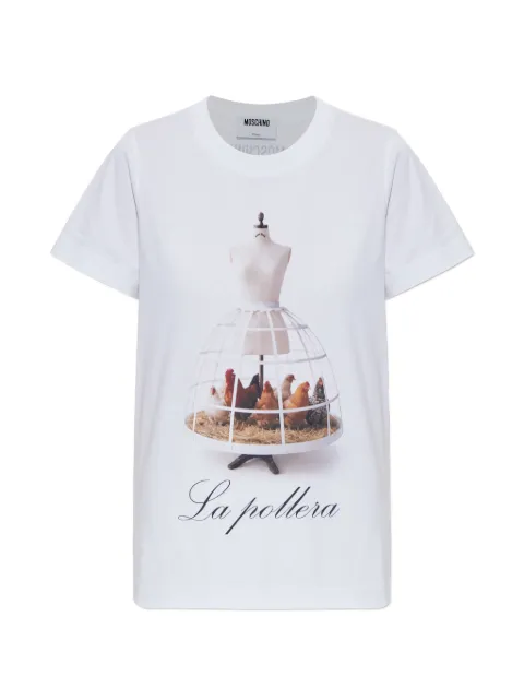 Moschino graphic-print T-shirt White 262DA07095441