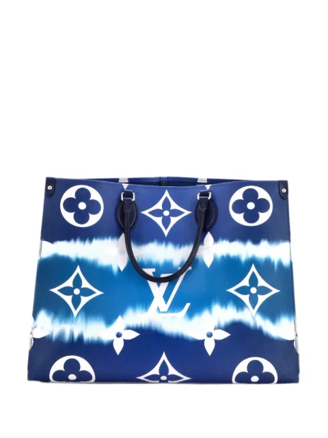 Louis Vuitton Pre-Owned OnTheGo Limited Edition Escale Monogram Giant GM tote bag Blue ND5TD5IPYG1N582H