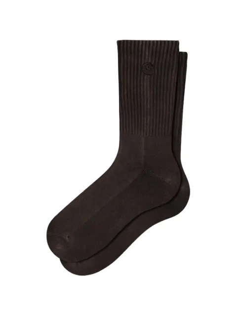 Carhartt WIP Lambert logo-embroidered socks Brown I037177