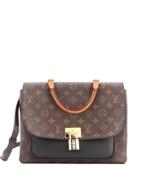 Louis Vuitton Pre-Owned Marignan Handbag Monogram Canvas with Leather shoulder bag Brown L02CLKHZ5CSOJSHF