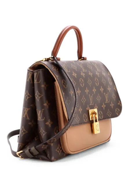 Louis Vuitton Pre-Owned Marignan Handbag Monogram Canvas with Leather shoulder bag Brown FCTR2SW2S2F8K2LN