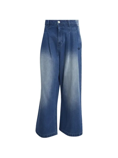 adidas faded wide-leg jeans Blue KQ8864