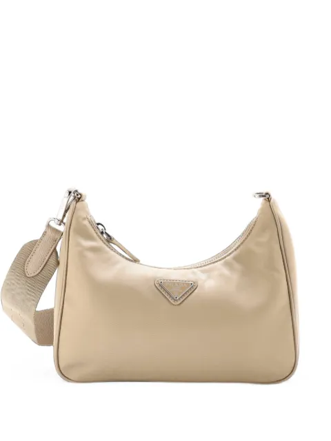 Prada Pre-Owned Re-Edition 2005 Shoulder Bag Tessuto Small crossbody bag Neutrals 5UXIFNQARI3PQ3OA
