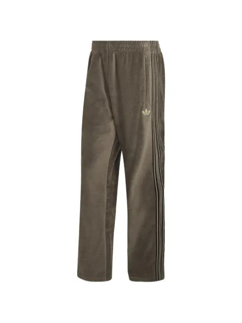 adidas Firebird stripe-detail track pants Brown KE4165