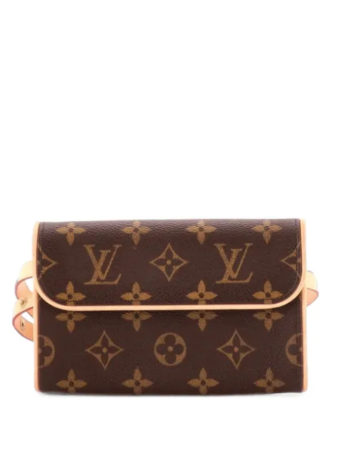 Louis Vuitton Pre-Owned Florentine Waist Bag Monogram Canvas belt bag Brown XA195SIU2M4DT1F9