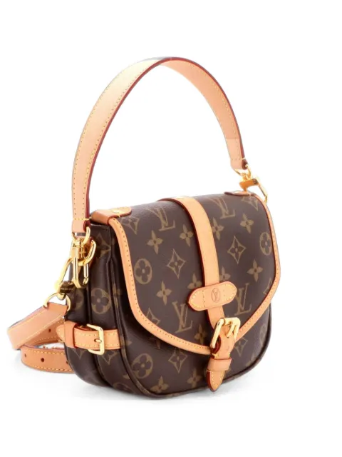 Louis Vuitton Pre-Owned Saumur Handbag Monogram Canvas BB crossbody bag Brown ASASD23OVDVAHEC3