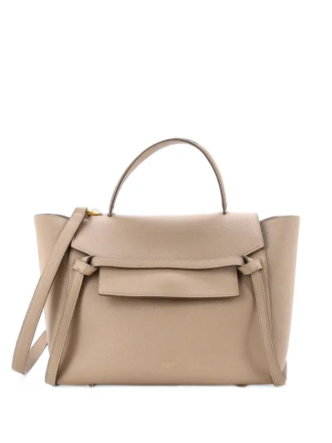 Celine Pre-Owned Belt Bag Textured Leather Mini shoulder bag Neutrals 7H0J03MONZMO677X